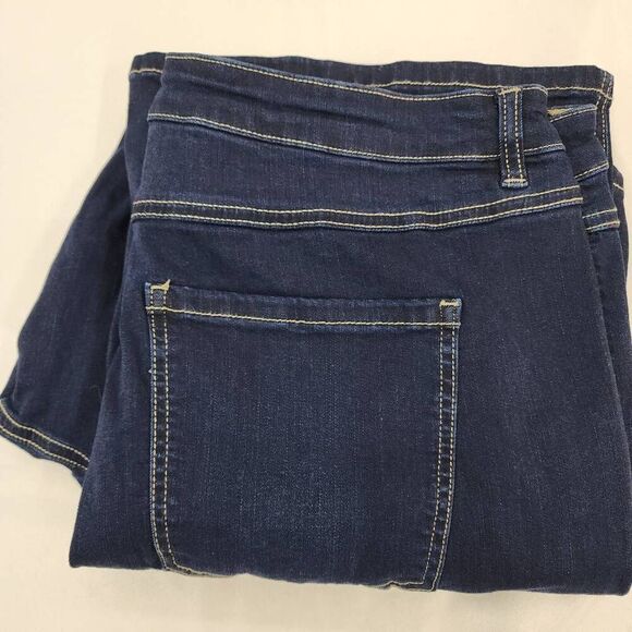Belle by Kim Gravel Size 18 TripleLuxe Reg Denim Seamed to Perfection Jean - Picture 8 of 11